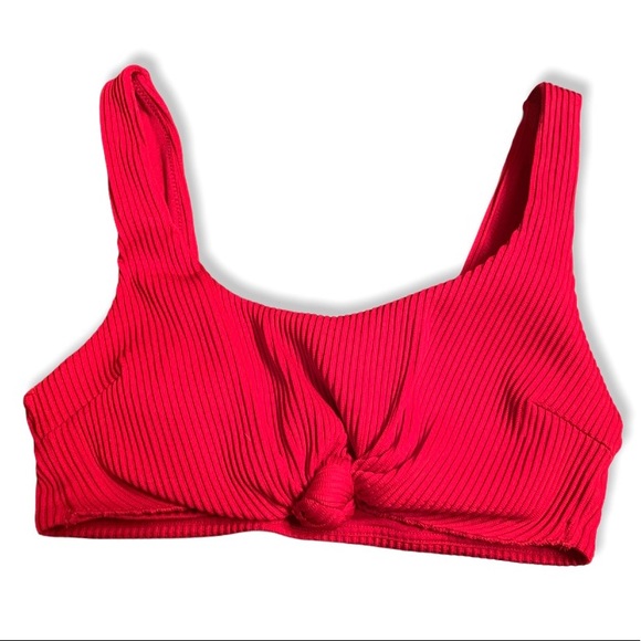 Hollister Other - Hollister Red Tie Padded Swim Top Small